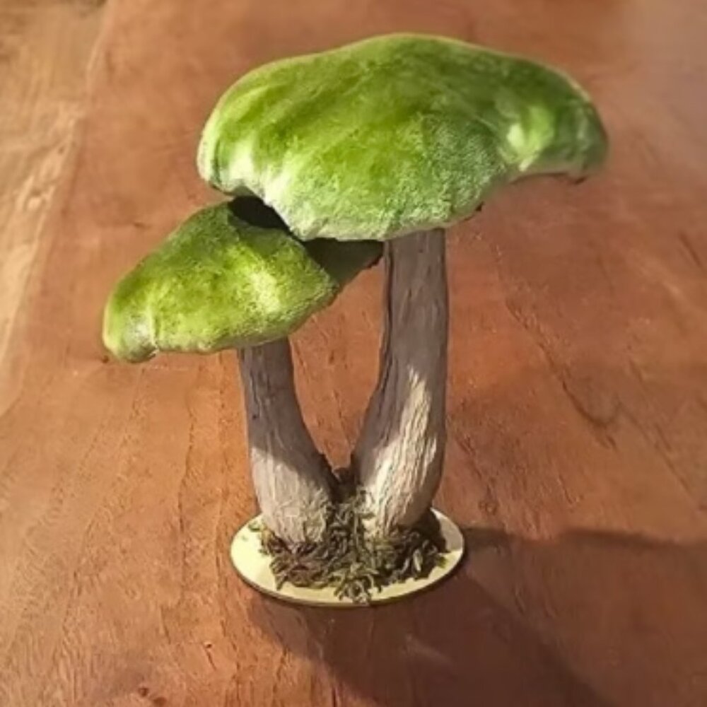 Velvet Mushroom Woodland Fairy Tale Decor